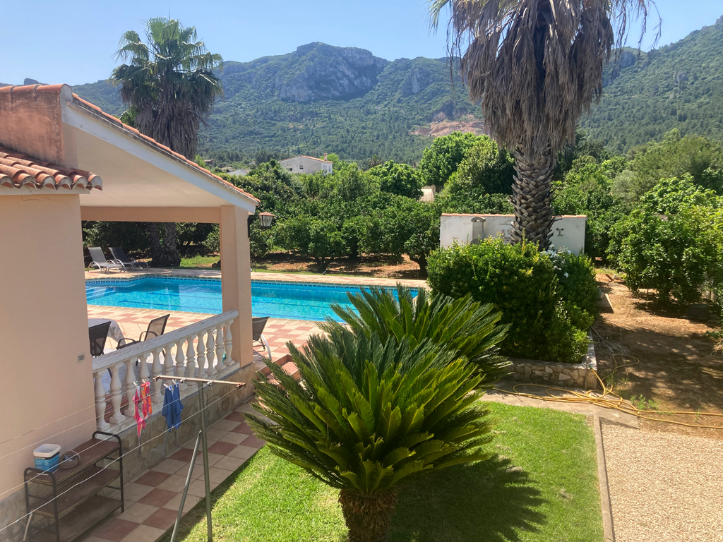 La vista desde la casa